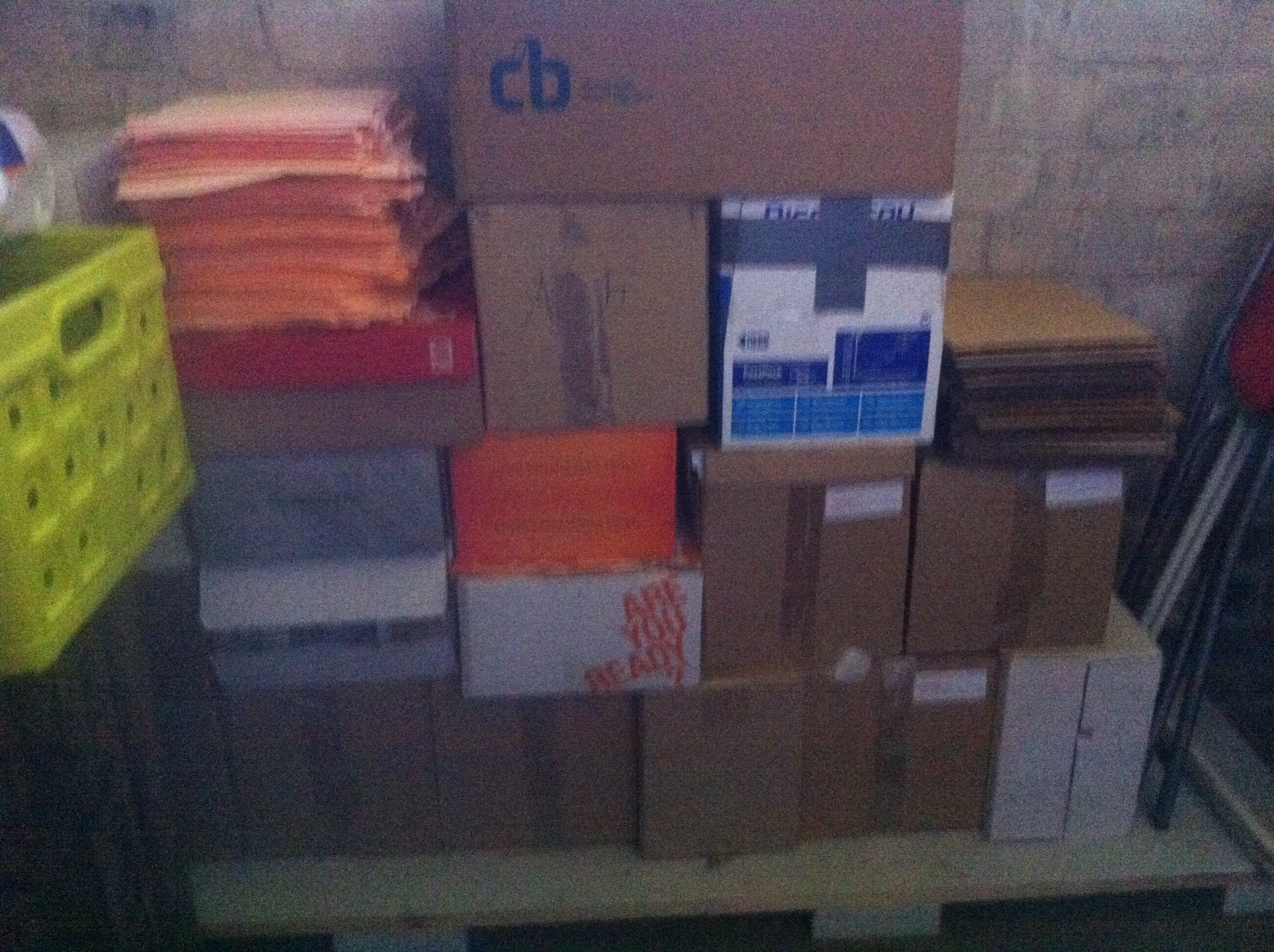 papier in de schuur